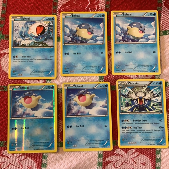 Pokemon TCG Spheal/Walrein Bundle (6 Cards) - Picture 2 of 3